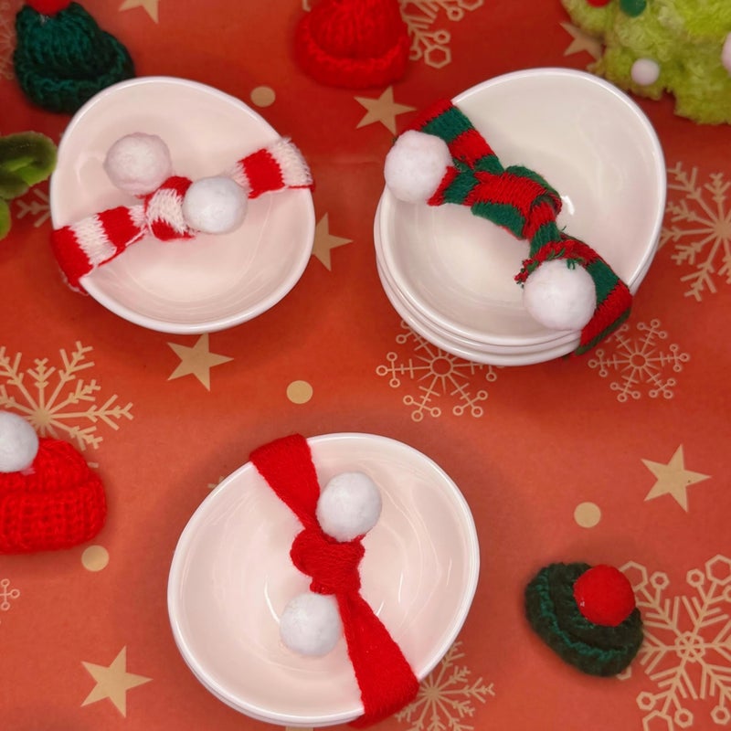 Holitika Soy Sauce Dish - Dipping Bowls Set, White Porcelain Dipping Bowls/Dishes for Soy Sauce, Ketchup, BBQ Sauce or Seasoning- 1 Oz,Set of 6,D1 - Image 2